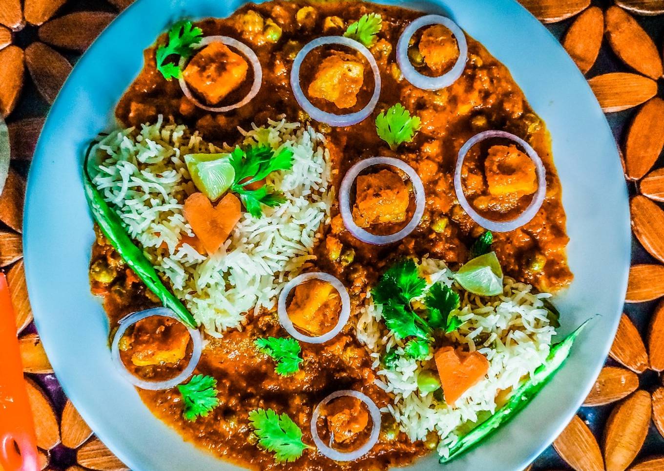 Mom's favorite matar paneer