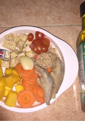 Foto resep Chicken butternut pumpkin porridge