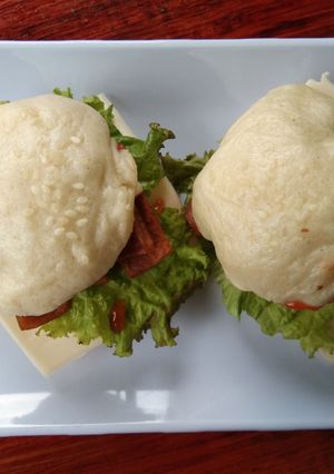 Foto resep Anggap saja burger kukus