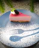 Hibiscus Mousse cake