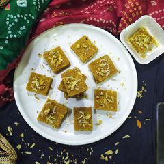 A picture of Sukhdi, Gol Papdi, Gujarati Sweet with Jaggery.