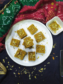 A picture of Sukhdi, Gol Papdi, Gujarati Sweet with Jaggery.