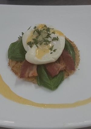 Una foto de Huevos Benedictino