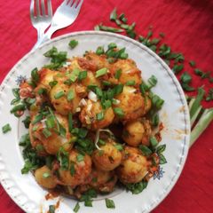 A picture of Potato manchurian.