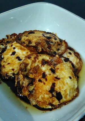 Foto resep Telur ceplok kecap simple