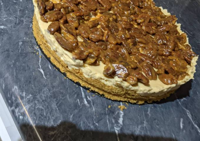 Non-Bake Pecan Cheesecake