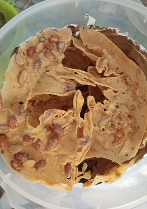 Foto resep Peyek kacang teri