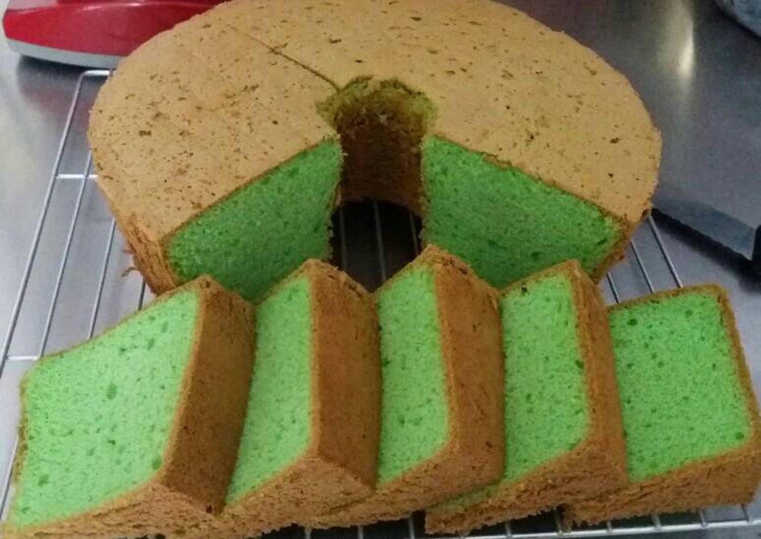 Resep Pandan  sifon  cake oleh Shel vy Cookpad