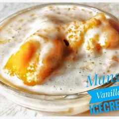 A picture of Mango Vanilla Ice cream.