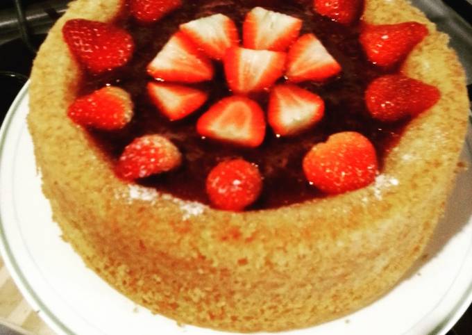 Como fazer Bolo de Morango (# How to Make Strawberry Shortcake