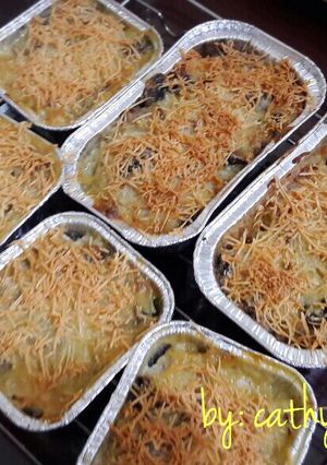 Foto resep Kentang Panggang dengan Daging Cincang dan Sauce Mushroom