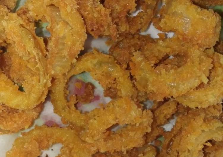 Cara Gampang Membuat Onion Ring Ala-ala, Enak Banget