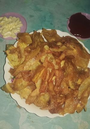 Una foto de De papas fritas snack
