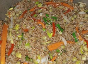 Una foto de Arroz con Vegetales