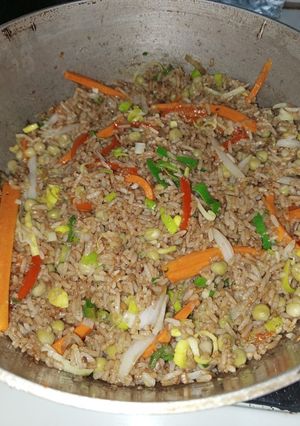 Una foto de Arroz con Vegetales
