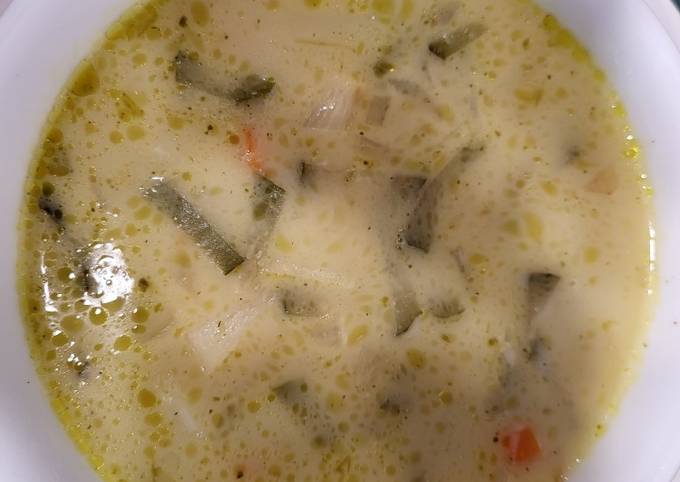 Dill pickle soup (Огіркова зупа)