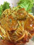 สปาเก็ตตี้มีทบอลหมู