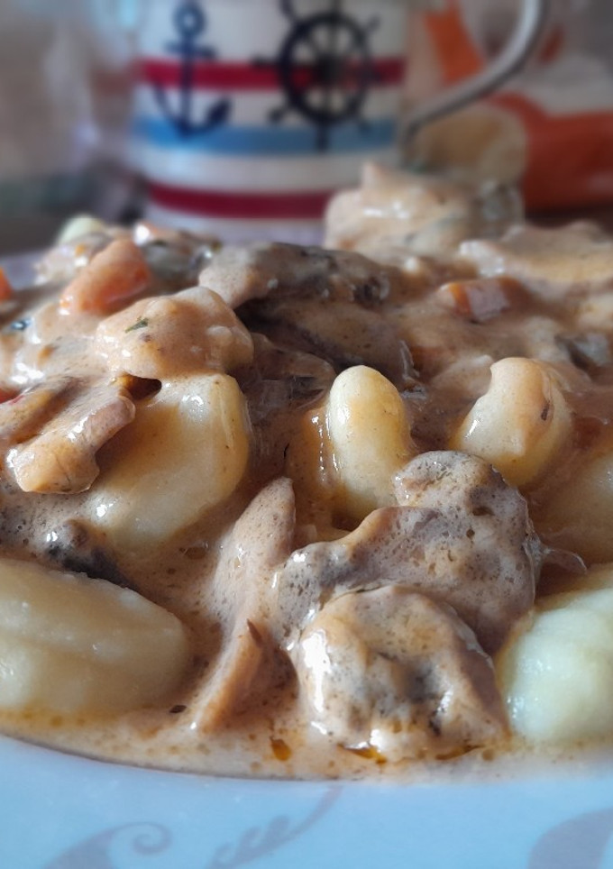Una foto de Salsa se champiñones para pasta