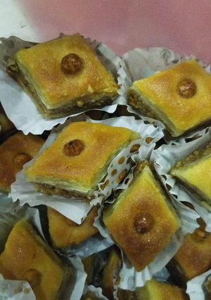 صورة لوصفة بقلاوة بالكوكاو