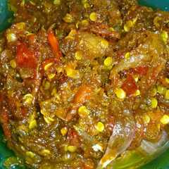 A picture of Sambel goreng ebi.
