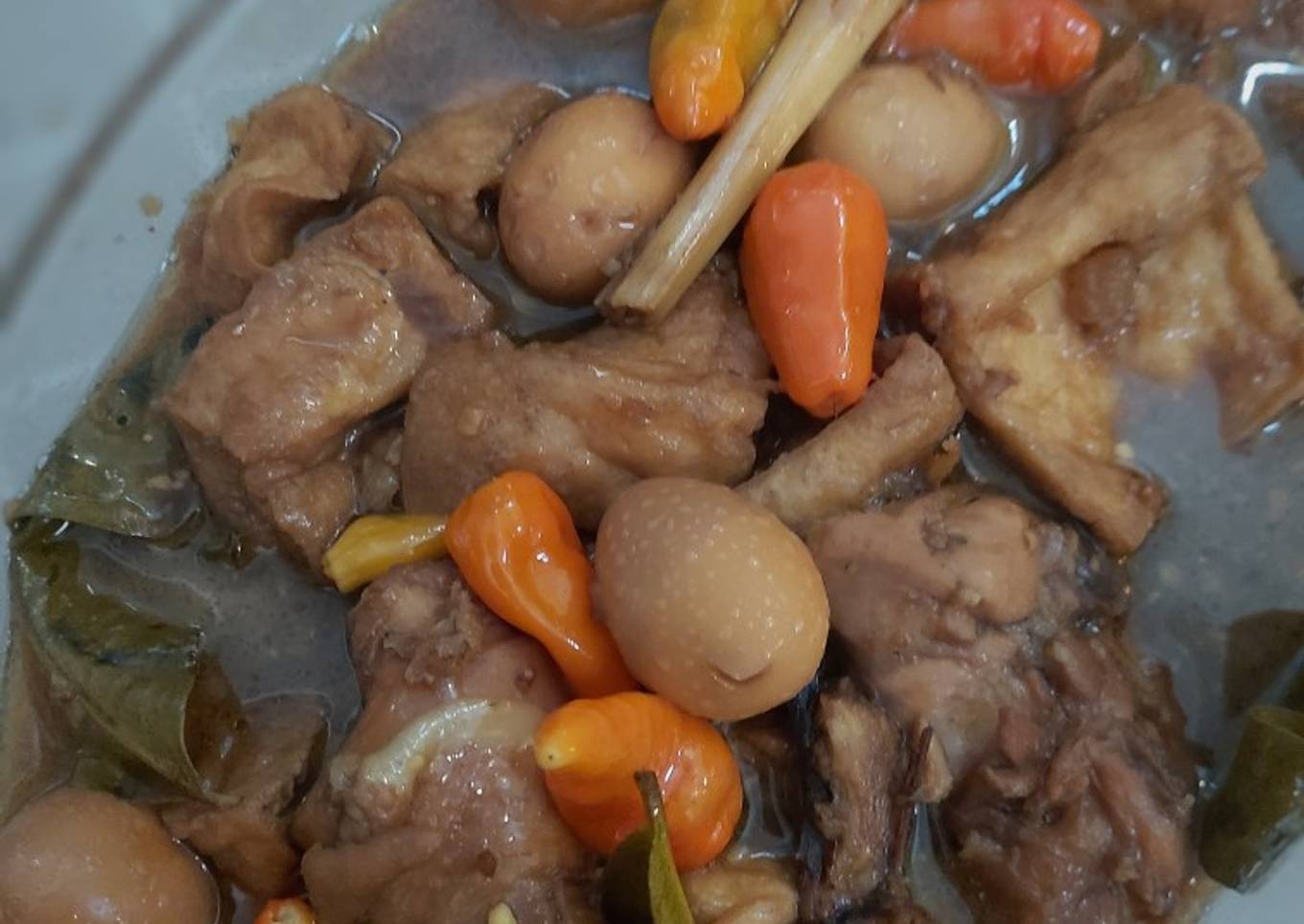 Semur Ayam Tahu Telor