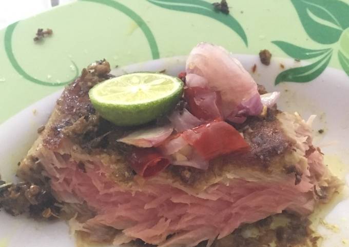 Resep Smoke Tuna Balinese style Anti Gagal