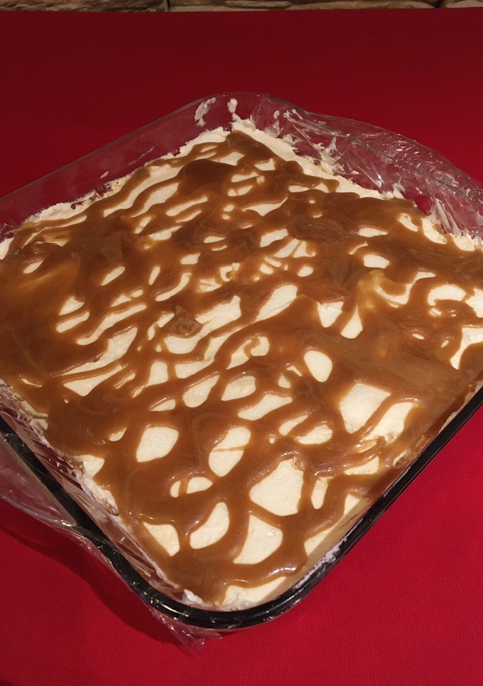 Una foto de Tarta de pudding de caramelo