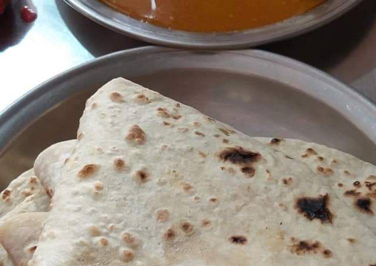 Steps to Prepare Homemade Korma with roti