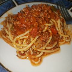 A picture of Spaghetti & Meat Sauce.