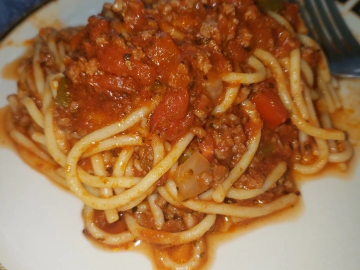 Easy Steps to Make Recipes Spaghetti &amp;amp; Meat Sauce the So Delicious Perfect.