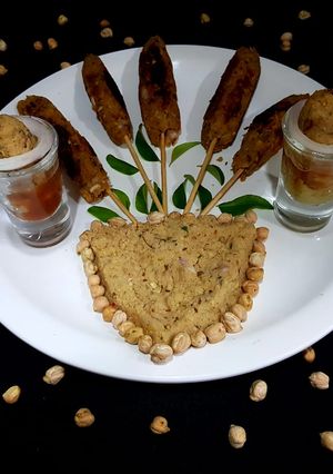 A picture of Chole Kabab 💞.
