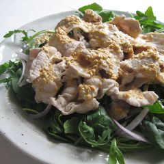 A picture of Cold Pork Salad with Sesame Dressing.