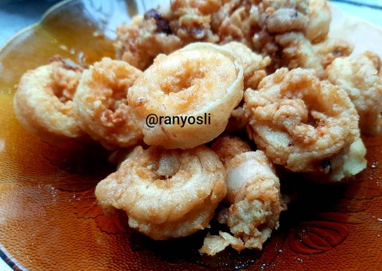 15. Cumi goreng tepung simple / fried calamari
