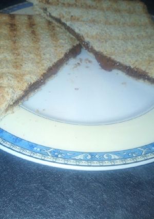 Foto principal de Sándwich calentito de nocilla y mascarpone