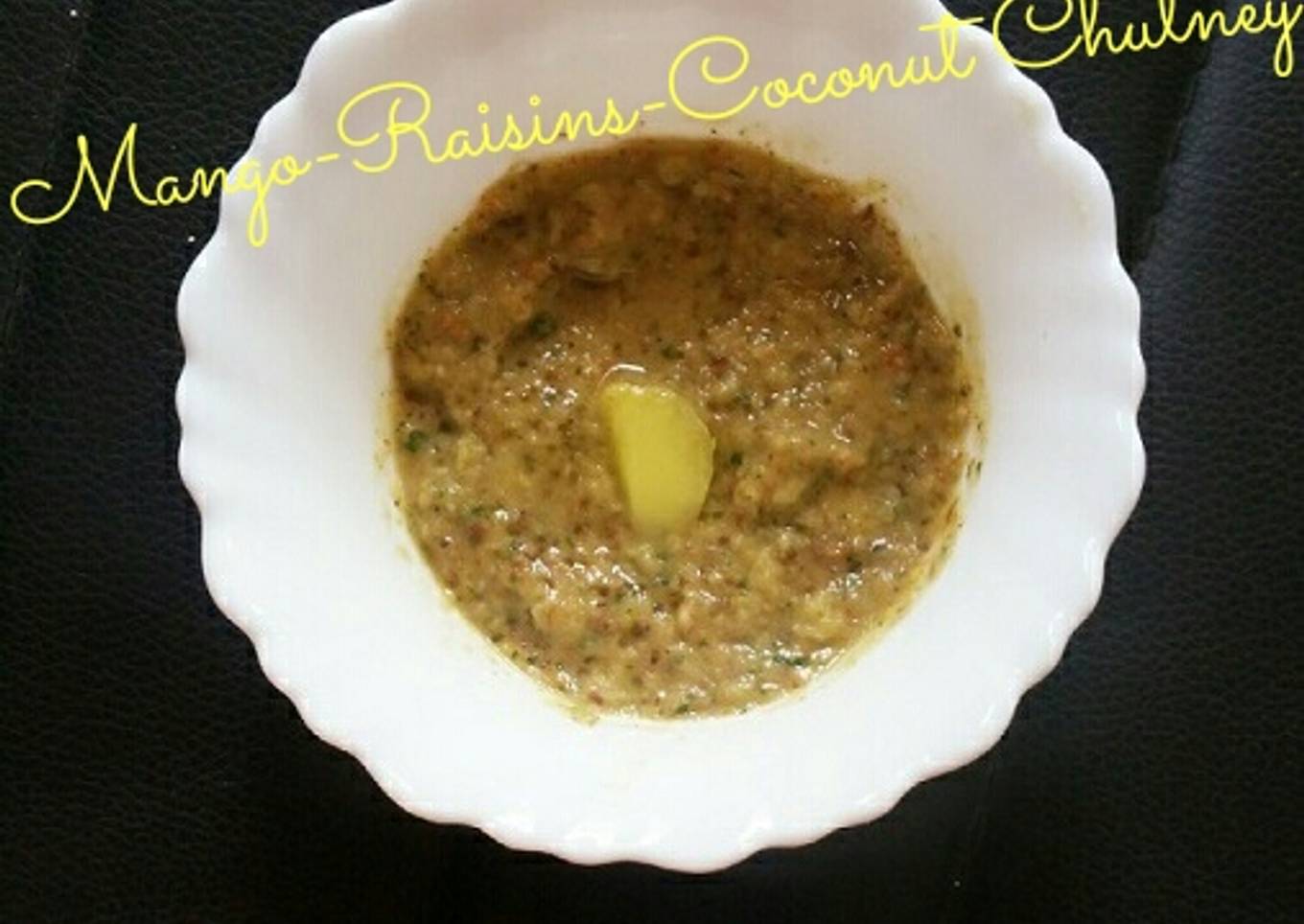 Mango-Raisins-Coconut Chutney