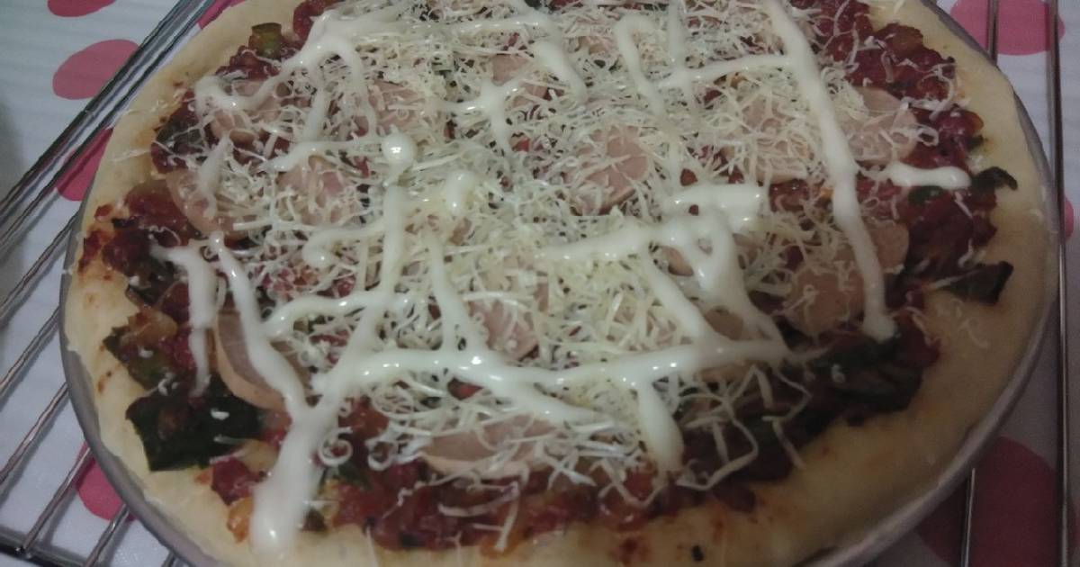 Resep Pizza tanpa keju mozarela oleh Tuti hantiyah Cookpad
