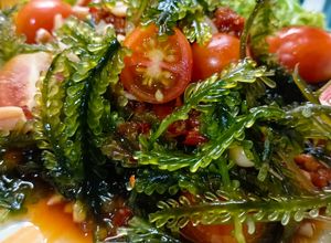 Foto resep Som Tam Green Caviar / Anggur Laut