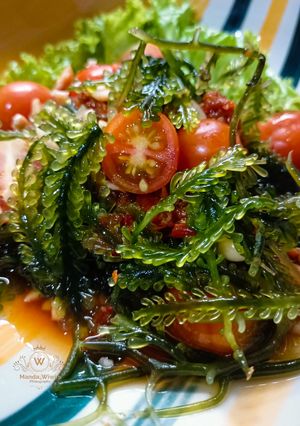 Foto resep Som Tam Green Caviar / Anggur Laut