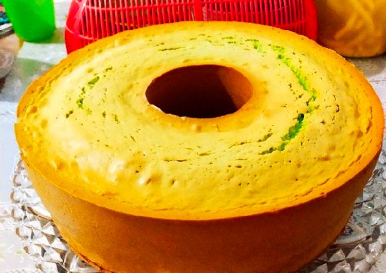 Resep Cake pandan auntie &#39;Na Anti Gagal