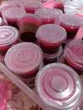 Puding coklat strawberry