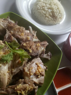 Foto resep Ayam Pek Cam Ke (ayam kampung rebus) dan Nasi Hainan