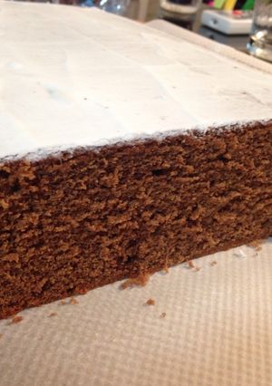 Una foto de Bizcocho de chocolate