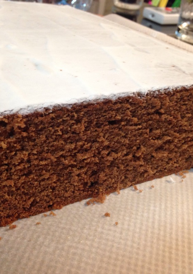 Una foto de Bizcocho de chocolate