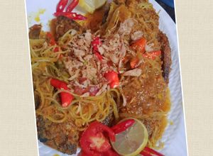 Foto resep Pesmol ikan mas bihun