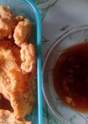 Foto resep Ayam crispy saus lada hitam