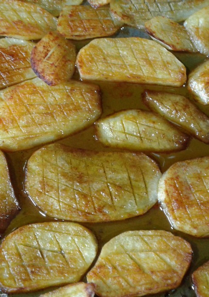 Una foto de Patatas rejilla