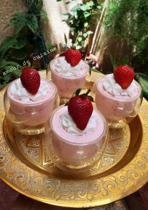 Une photo de Mousse aux fraises 🍓