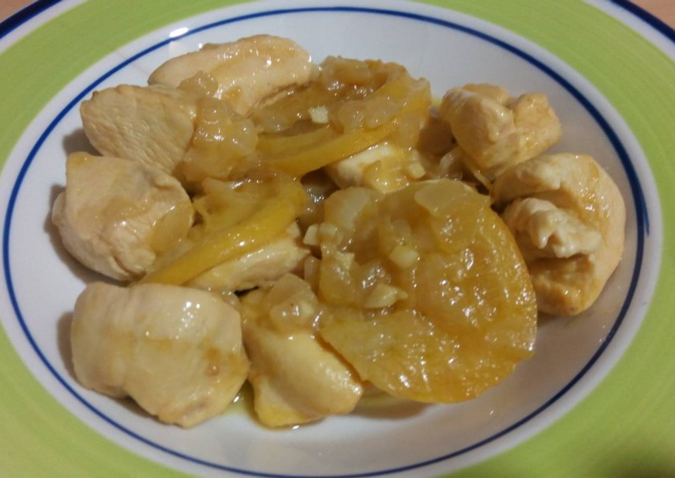 Pollo con limones