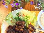 A picture of meat fish sauce