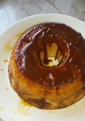 Una foto de Budín de pan